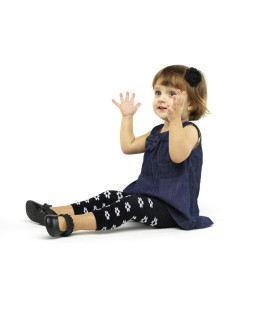 Legice s cvetkami (roza, črna)